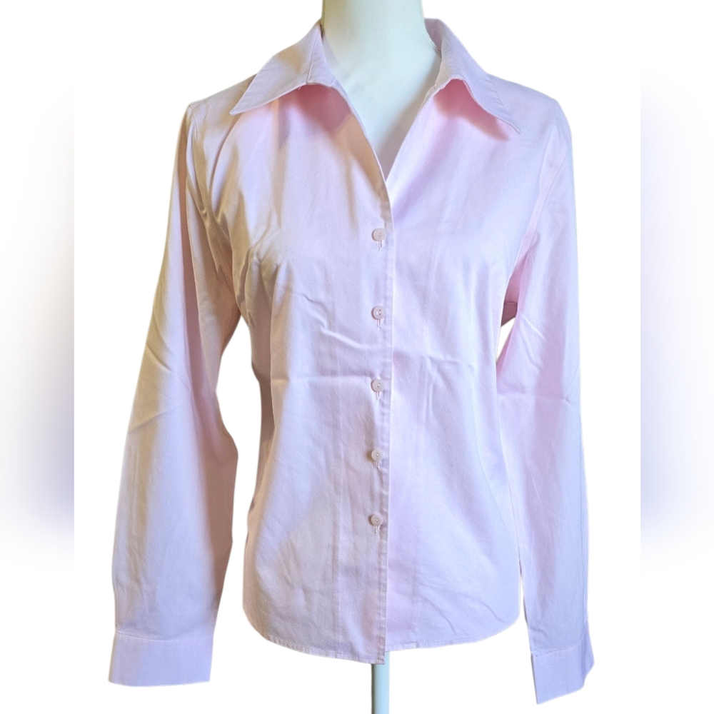 Jones Wear Soft Pink Collared Shirt